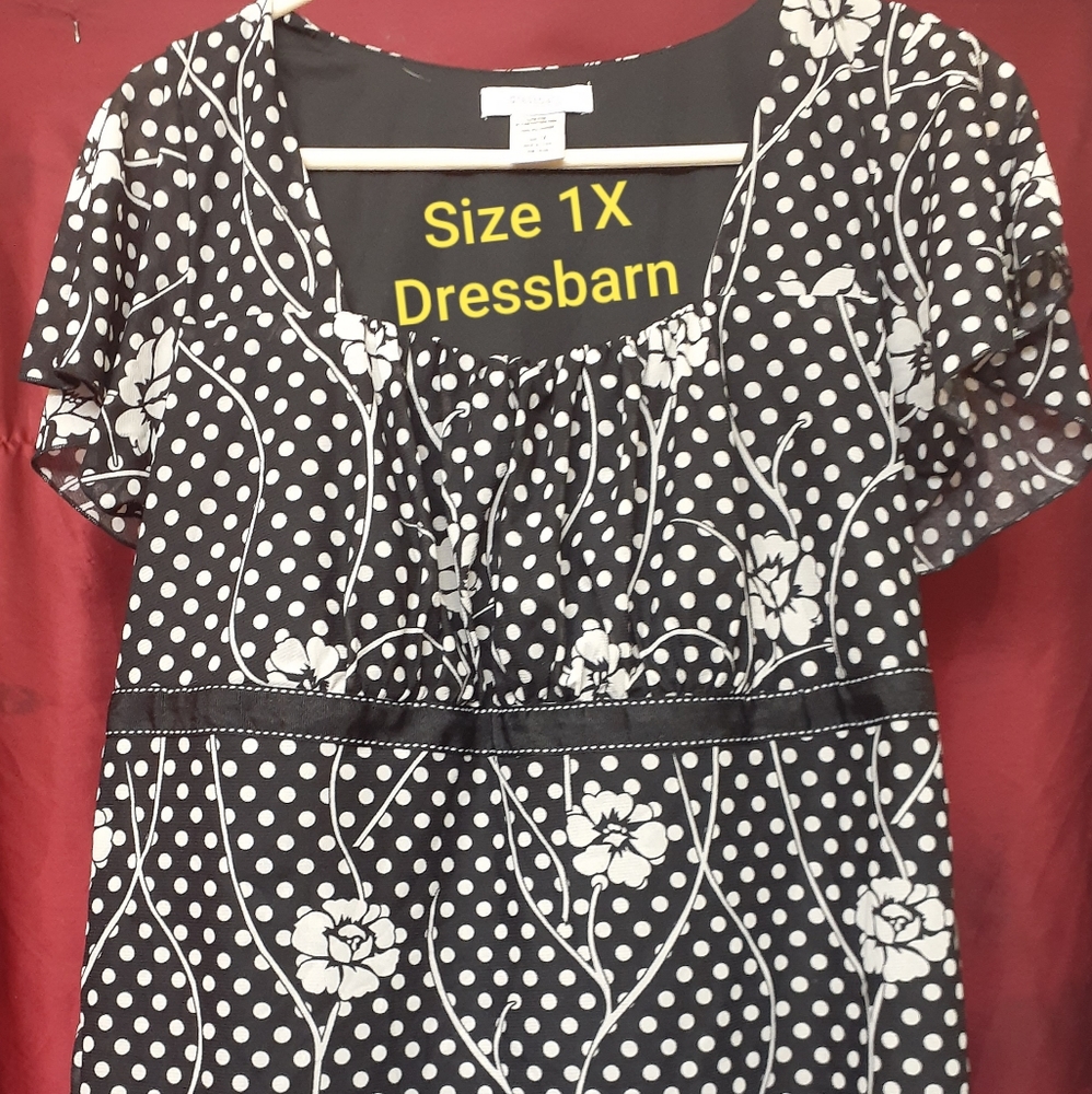Women's Peasant Blouse Size 1X
